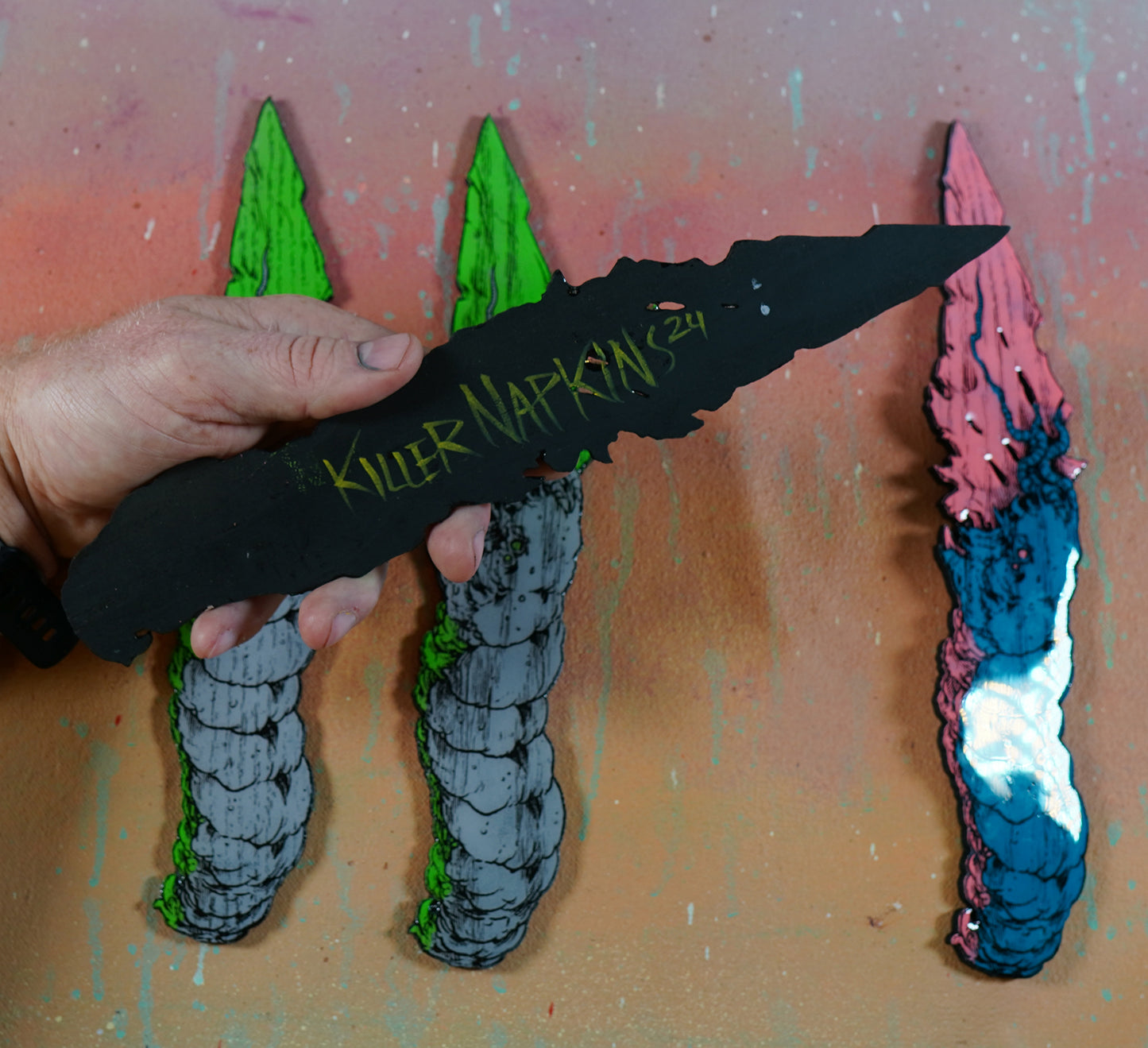 Centipede Slicer - Laser Etched Wood