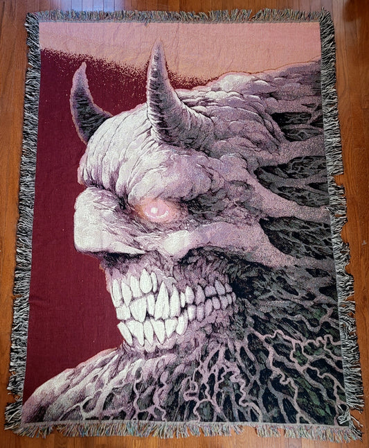 Gloom Night Watcher Woven Blanket