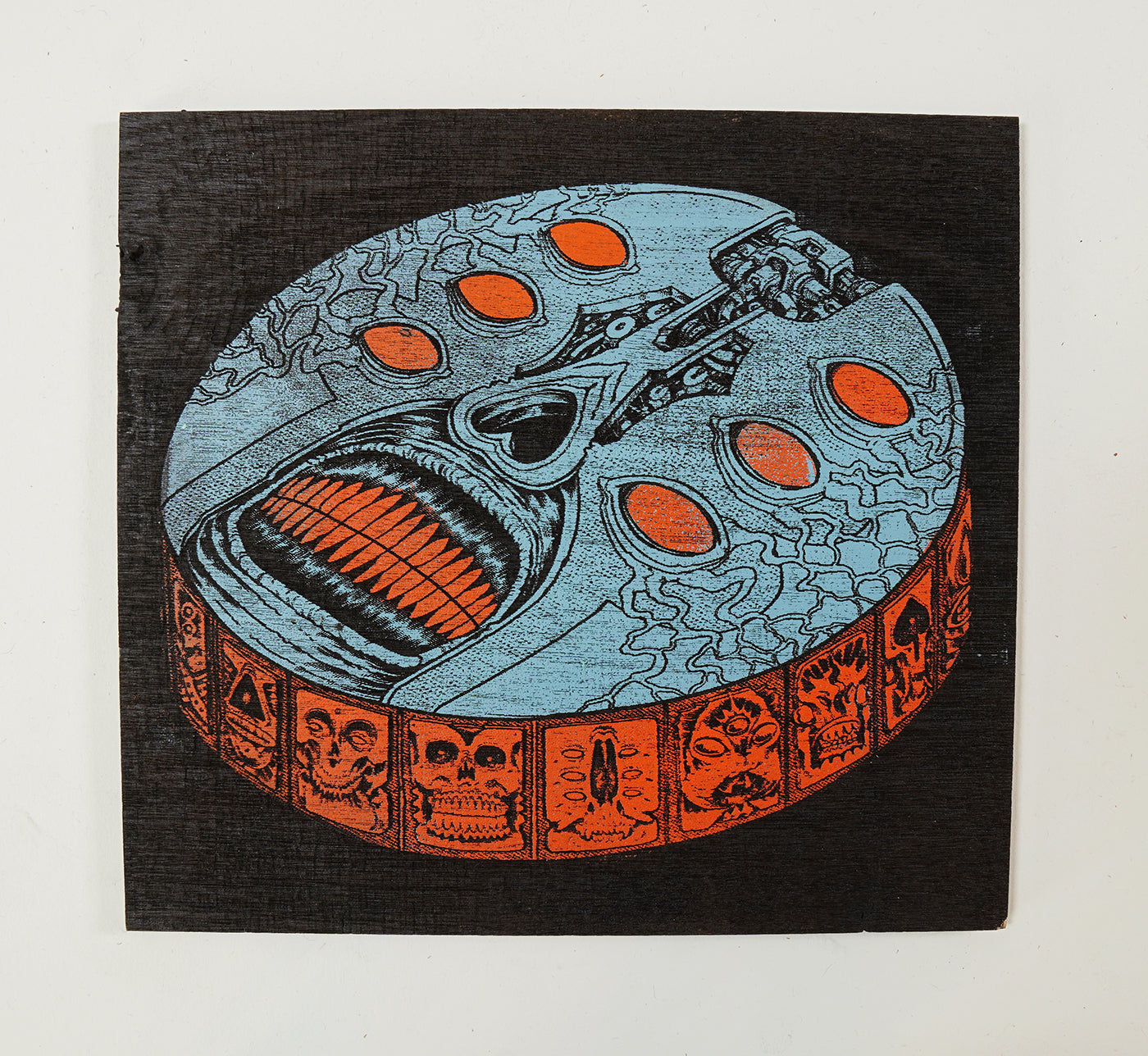 The Demon Disc - Laser Etched Wood