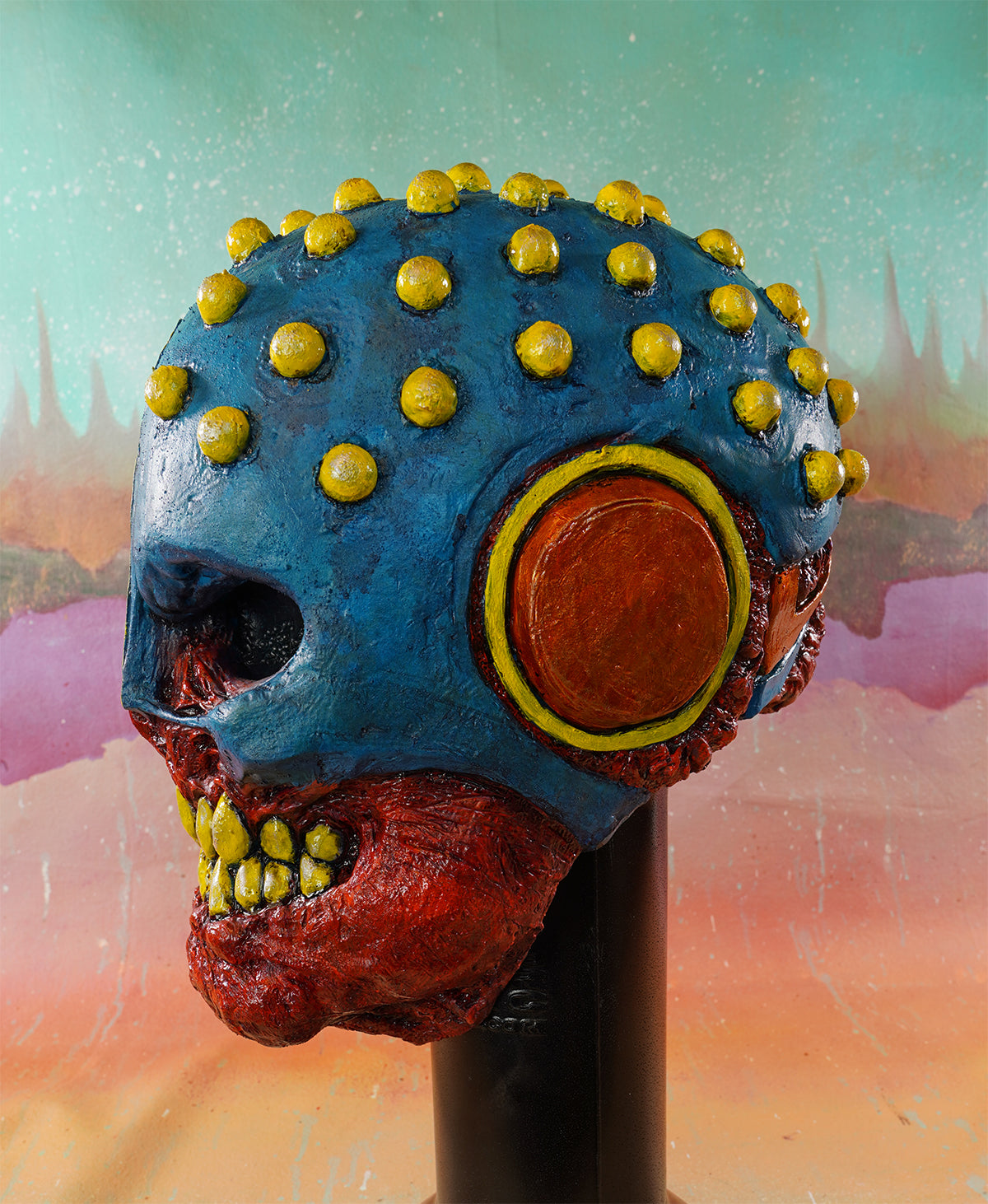 Cyber Skull Knight - Latex Mask