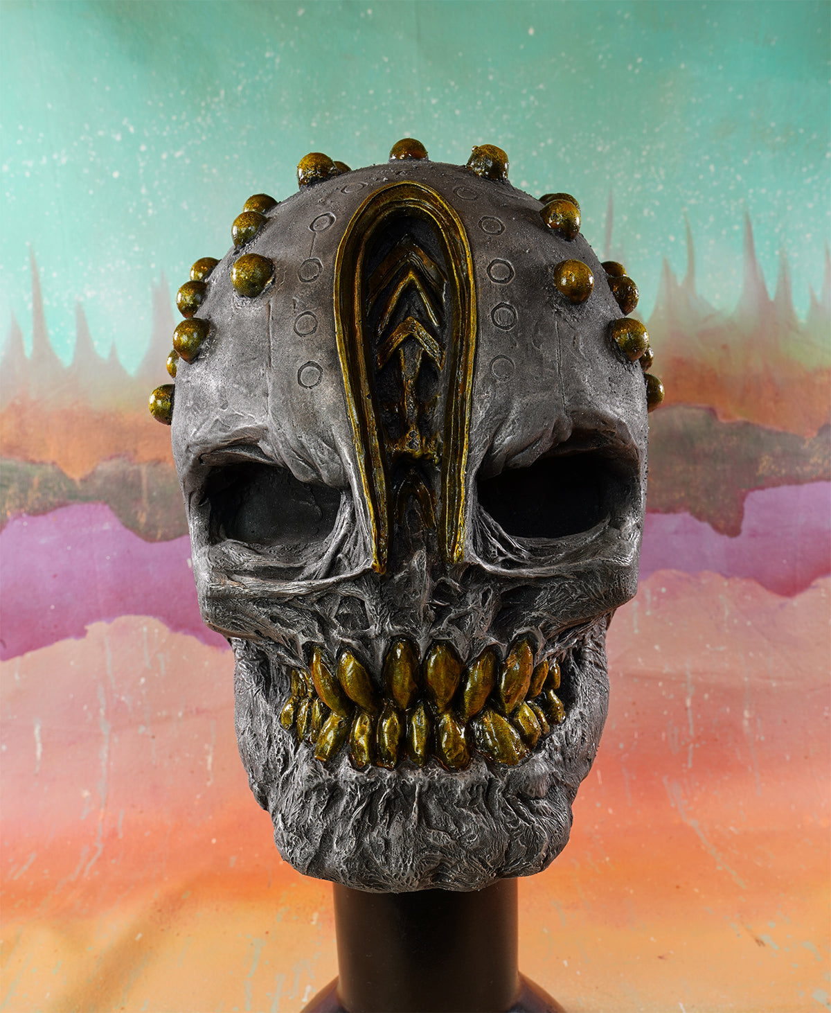 Cyber Skull Knight - Latex Mask