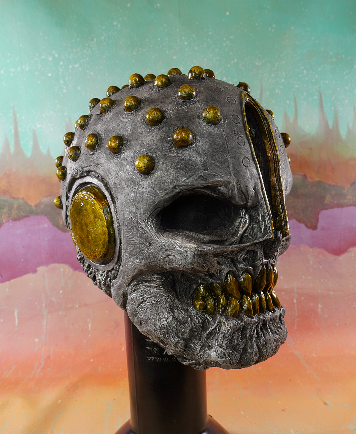 Cyber Skull Knight - Latex Mask