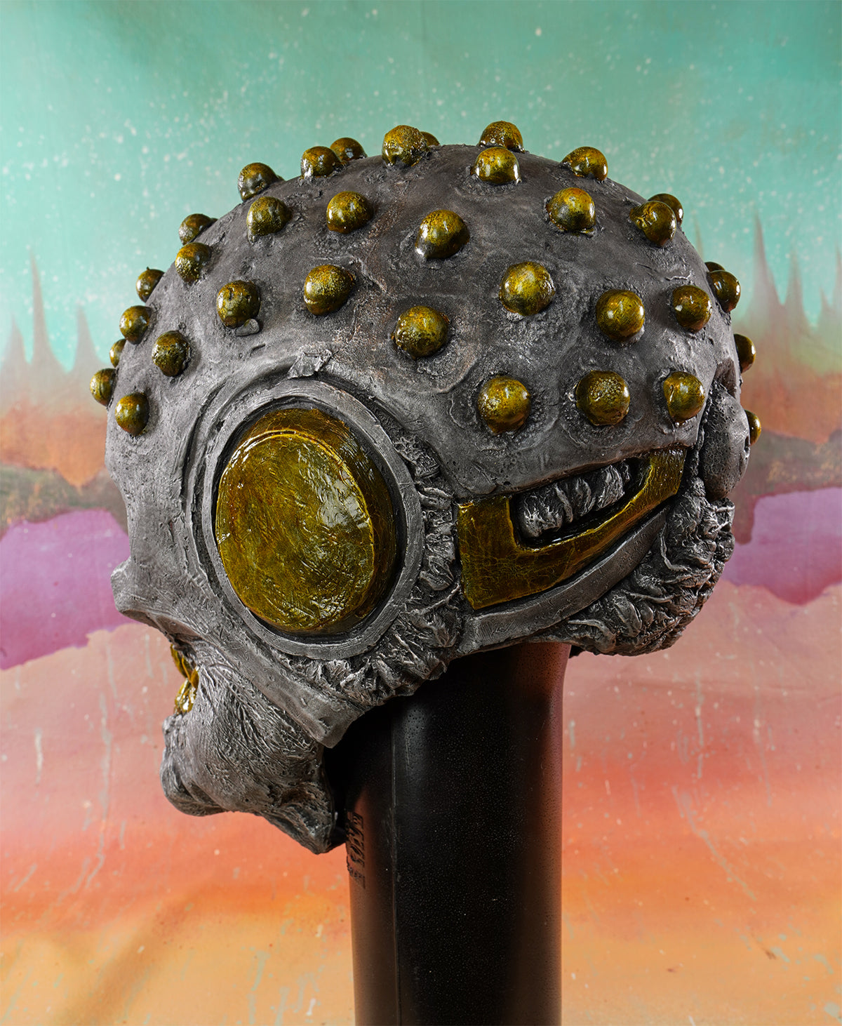 Cyber Skull Knight - Latex Mask