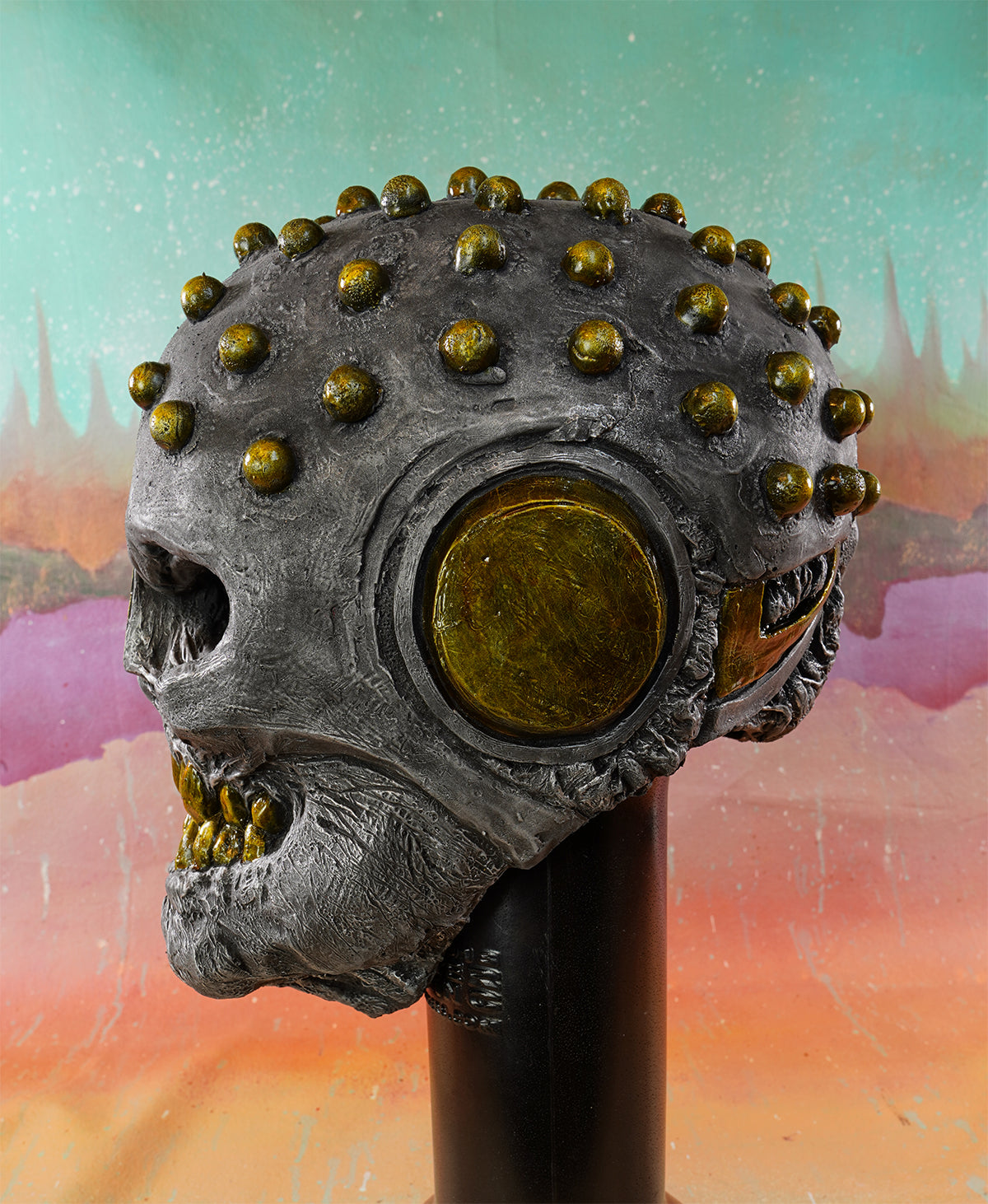 Cyber Skull Knight - Latex Mask