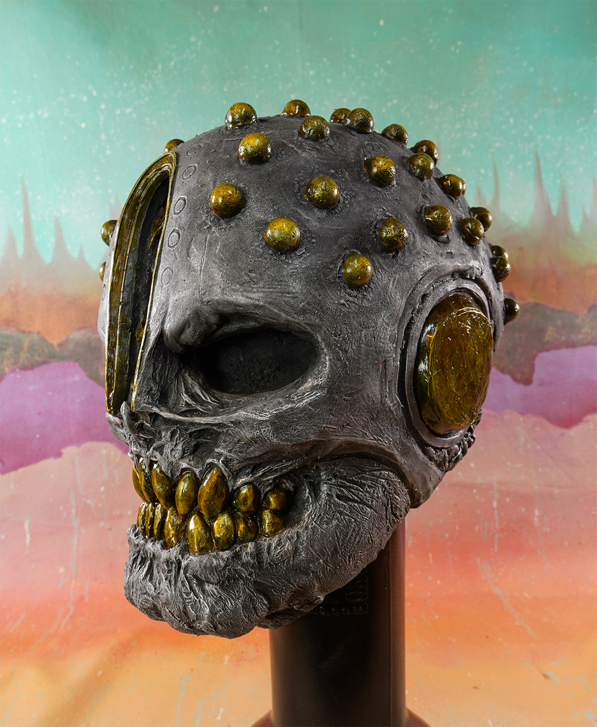 Cyber Skull Knight - Latex Mask