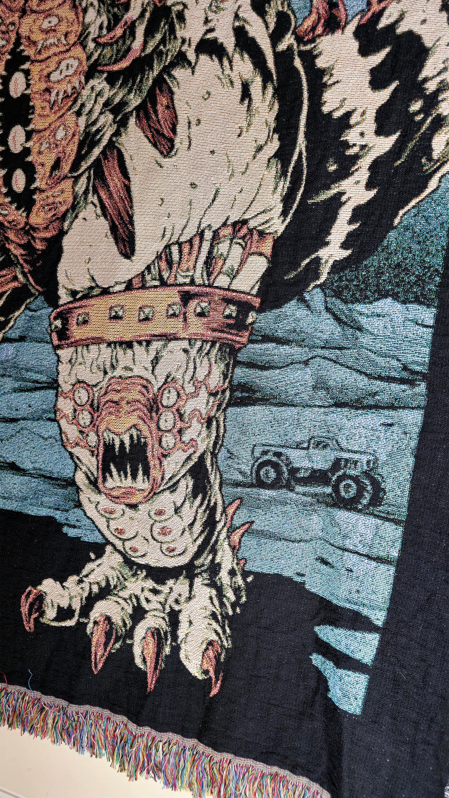 Mutant King Monster Woven Blanket