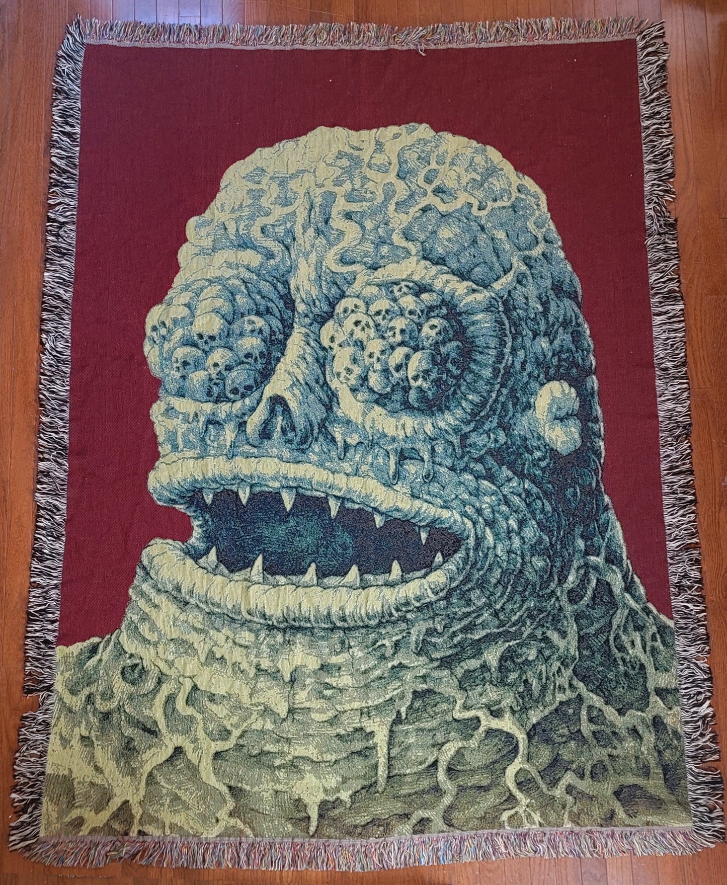 Skull Pile Sandman Woven Blanket