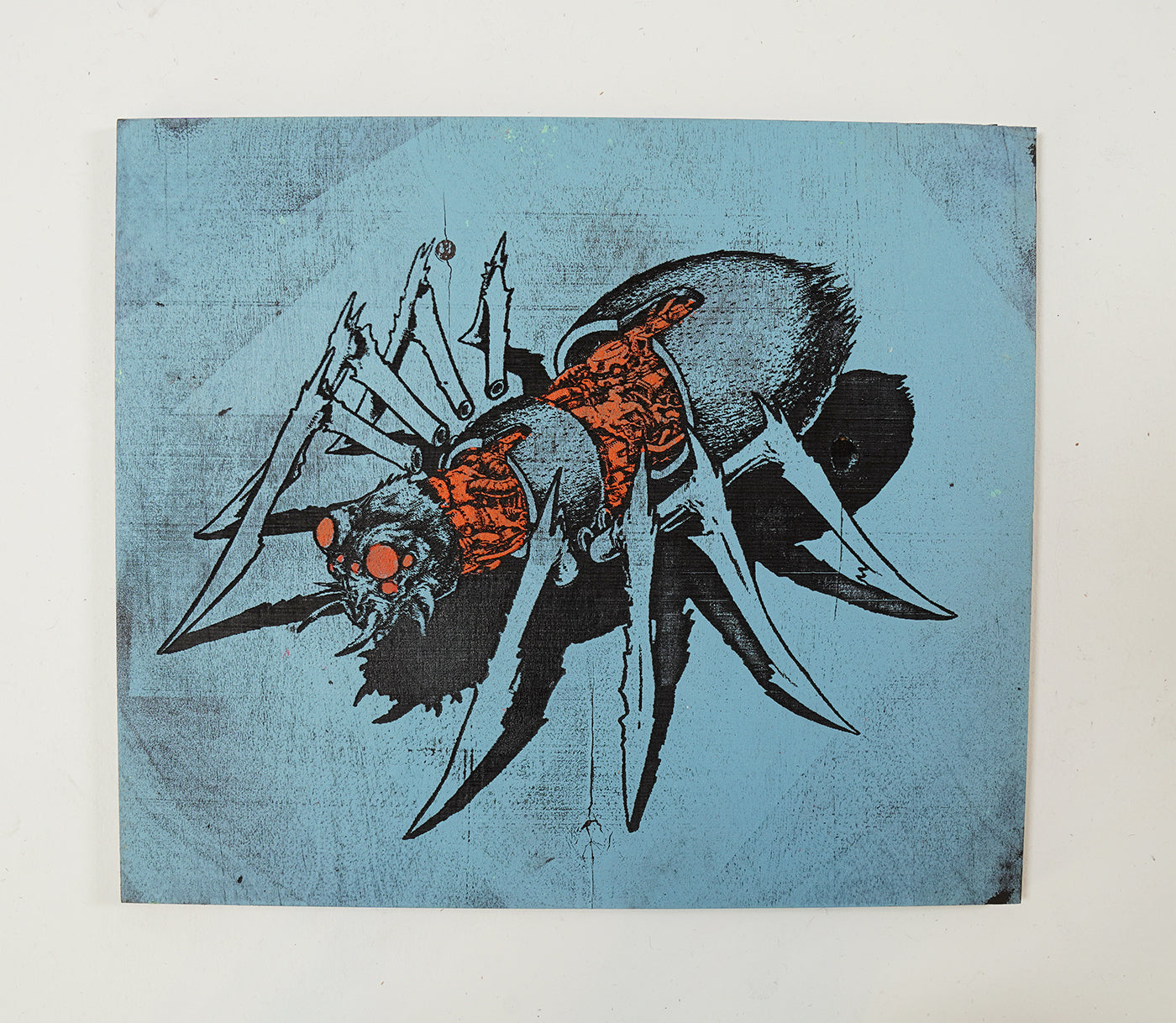 Mechanical Spider - Laser Etched Wood