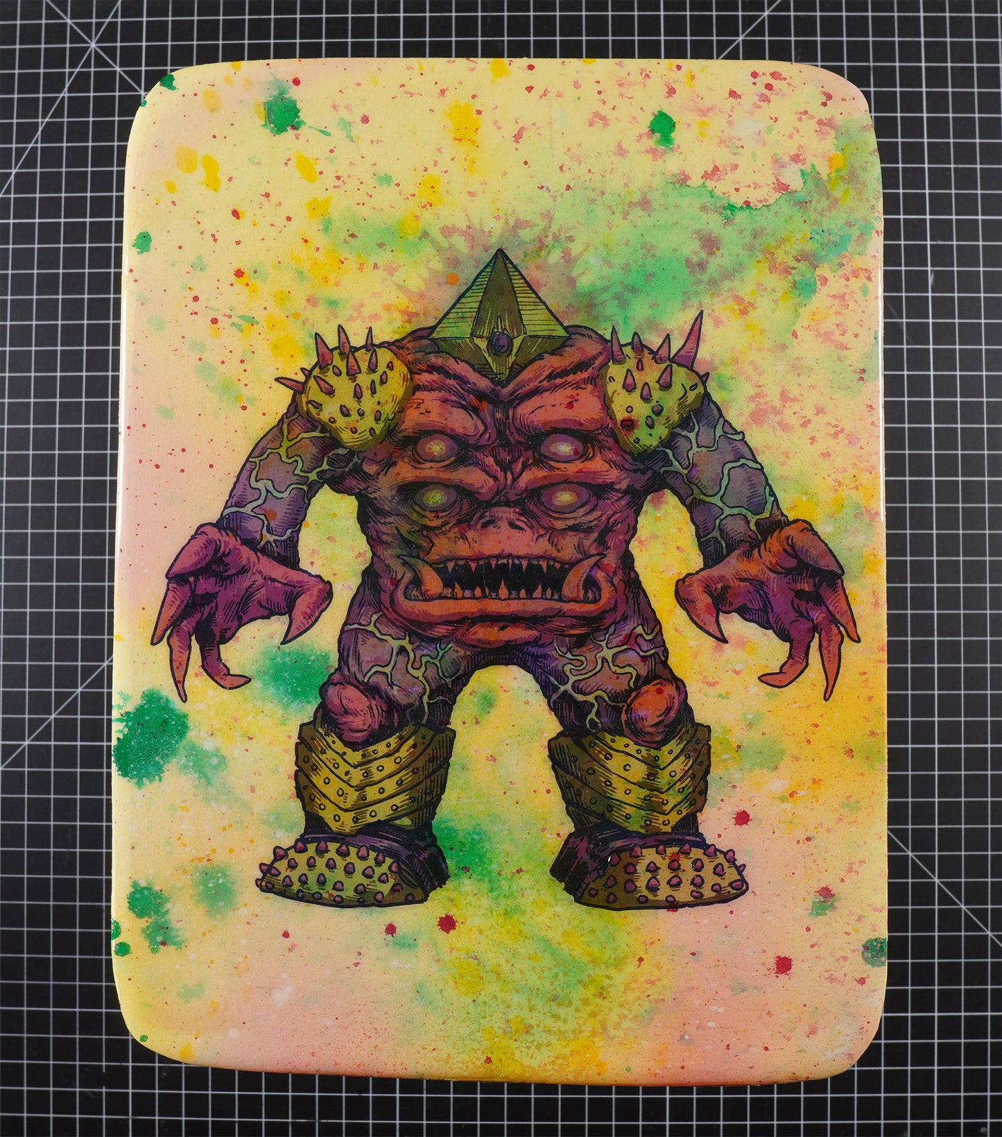 GALAXY FIGHTERS: The Crystal Goblin - Wood Transfer