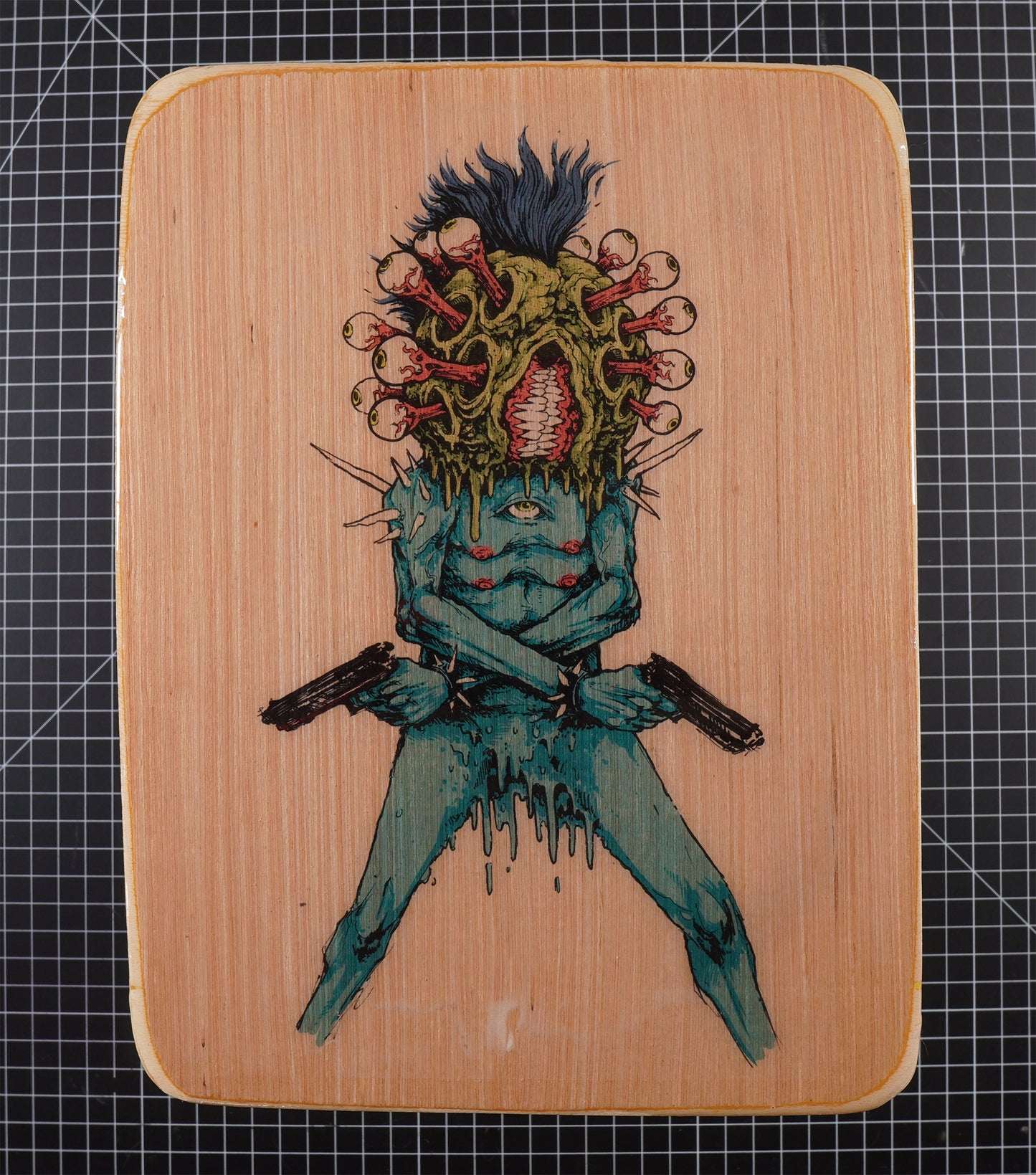 Eye Pop Assassin - Wood Transfer