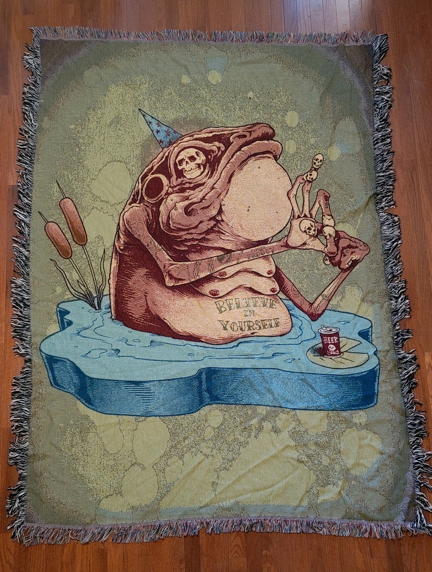 Believe in Yourself Woven Blanket