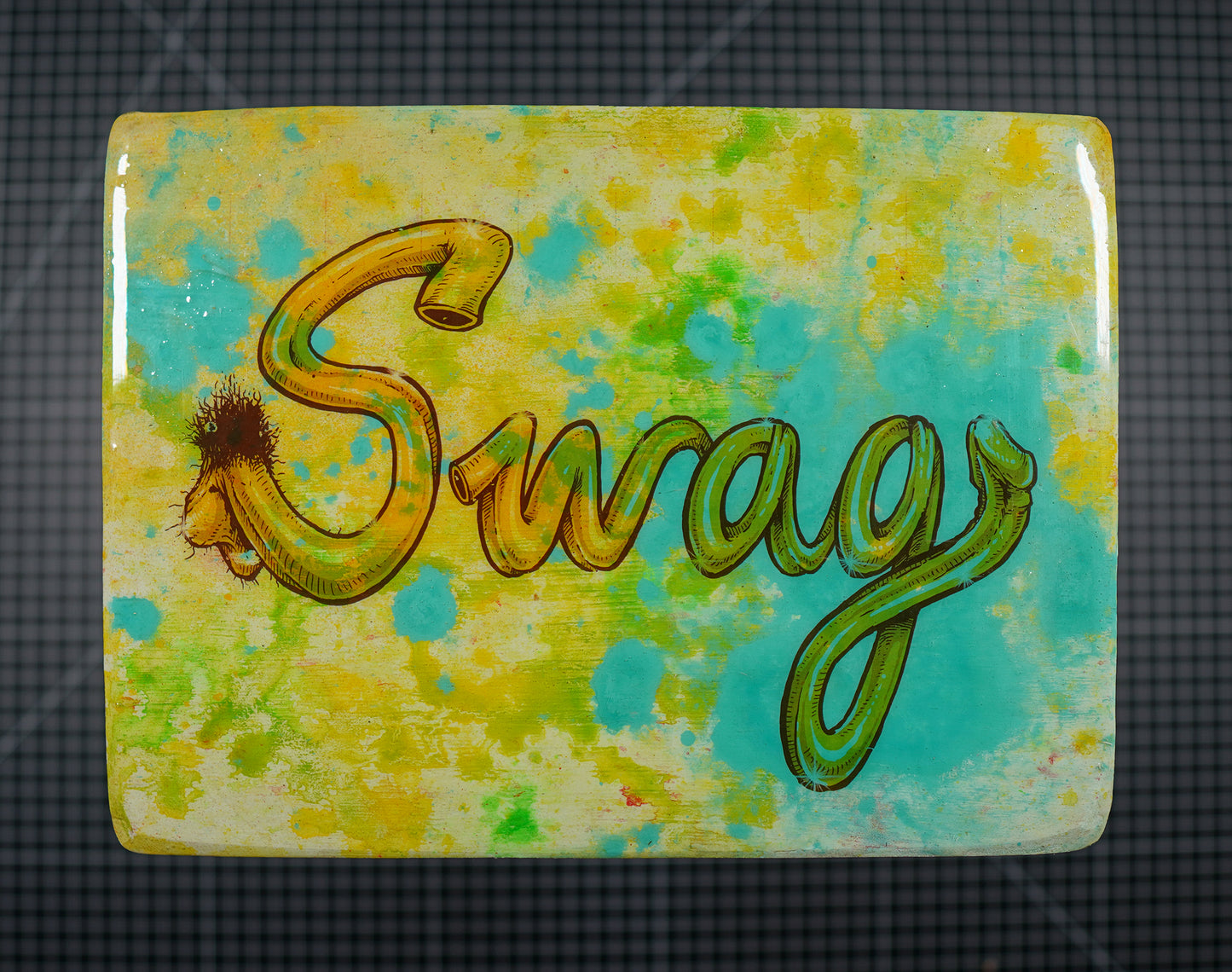 Golden SWAG Dick - Wood Transfer