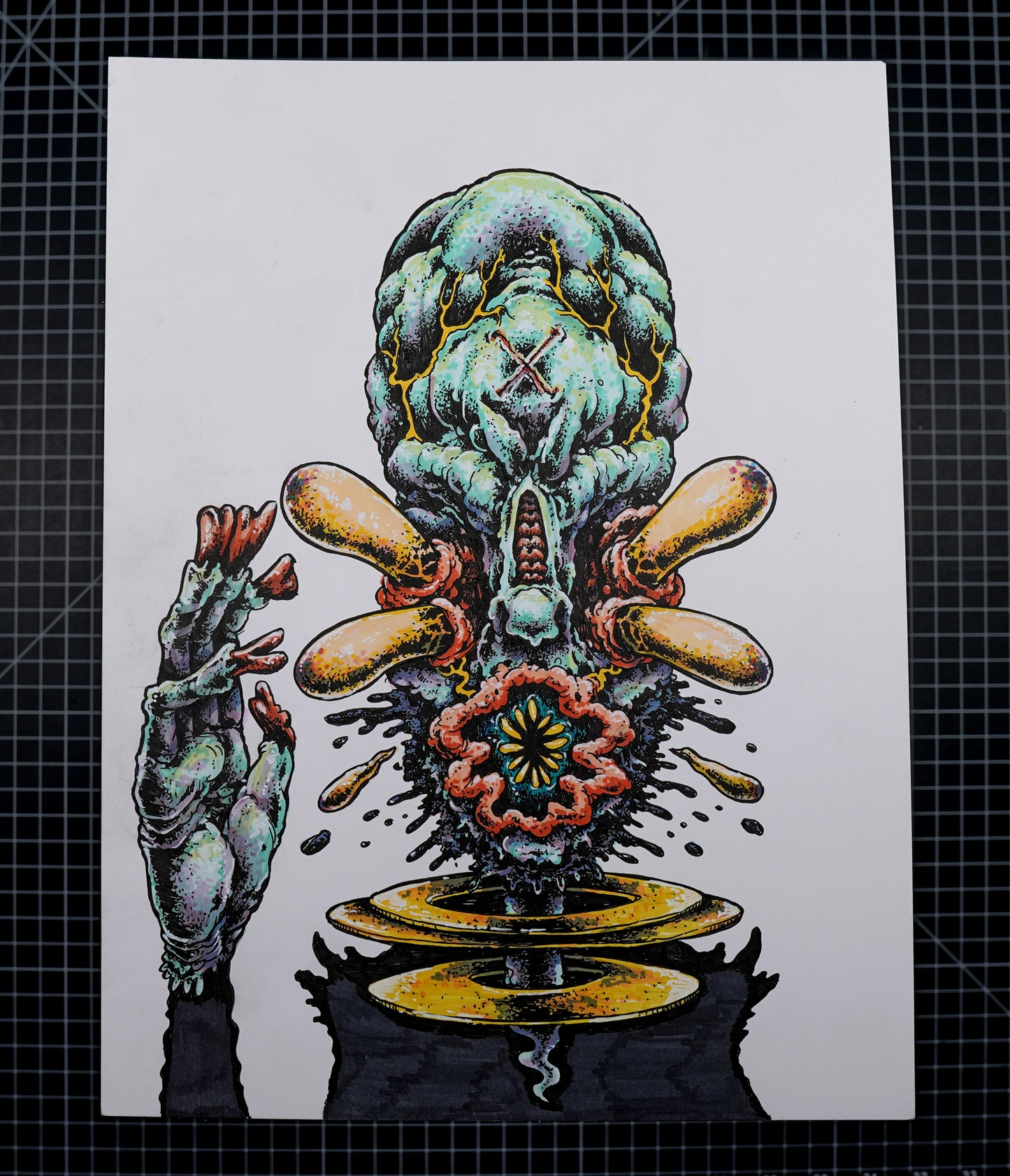 Original Alien Sucker Drawing