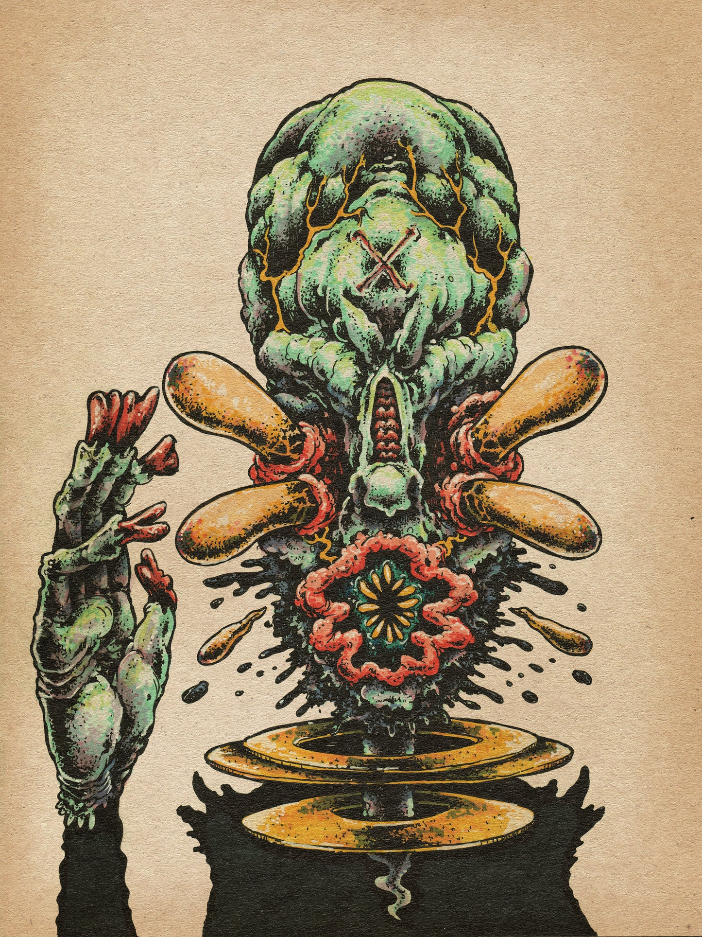 Alien Leech Print