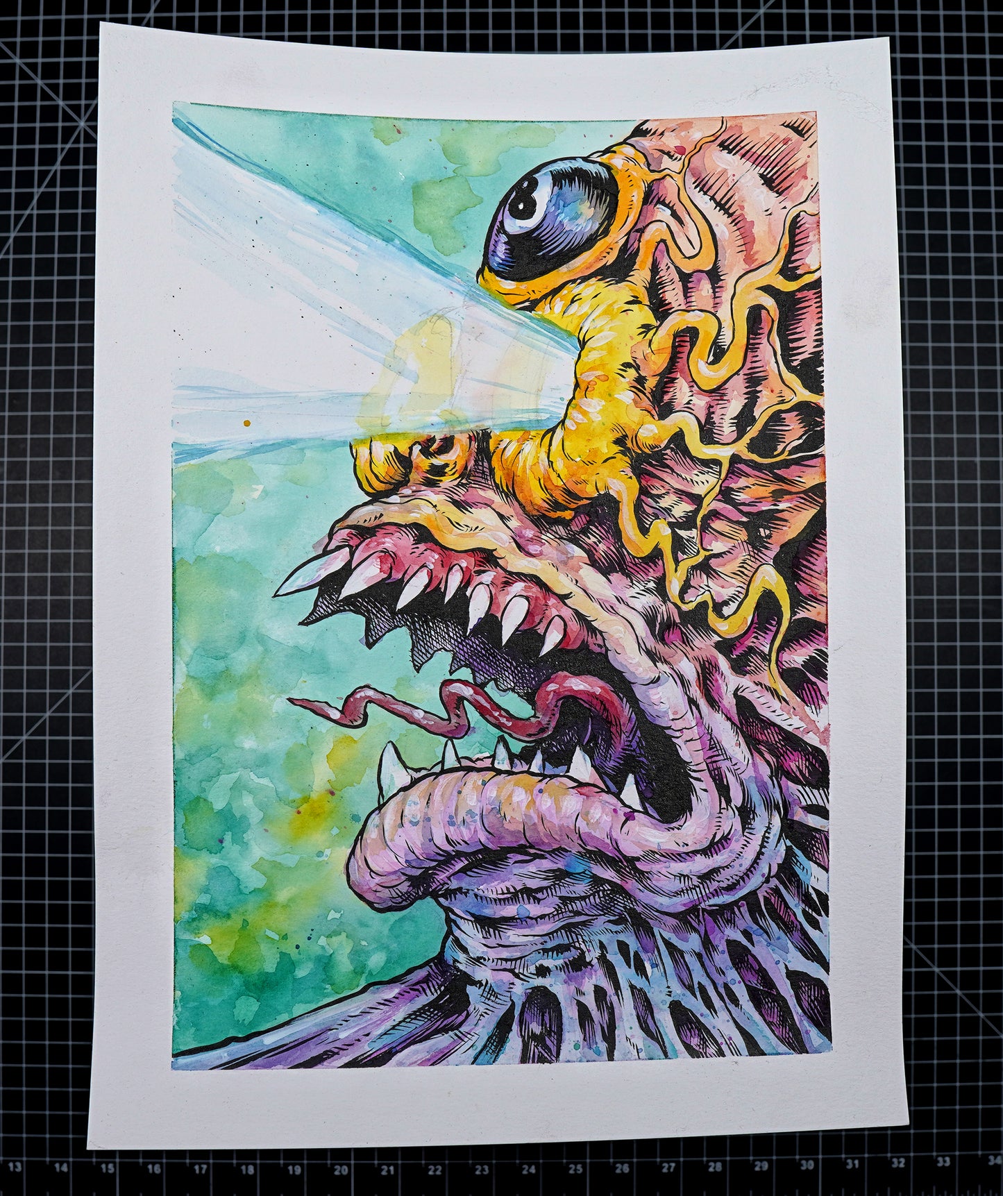 Original Laser Eye Blaster Drawing