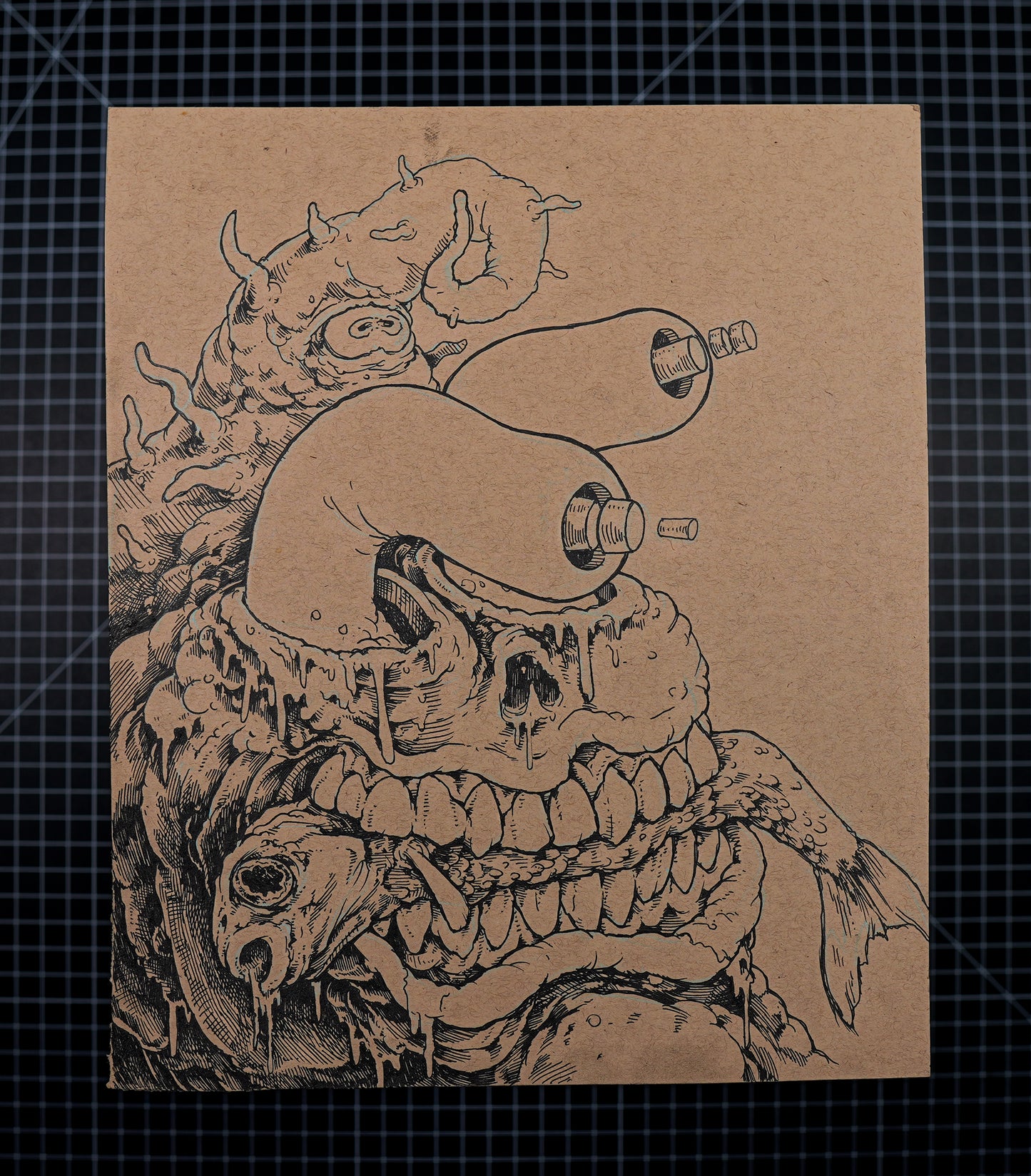 Original Fish Chomp Drawing
