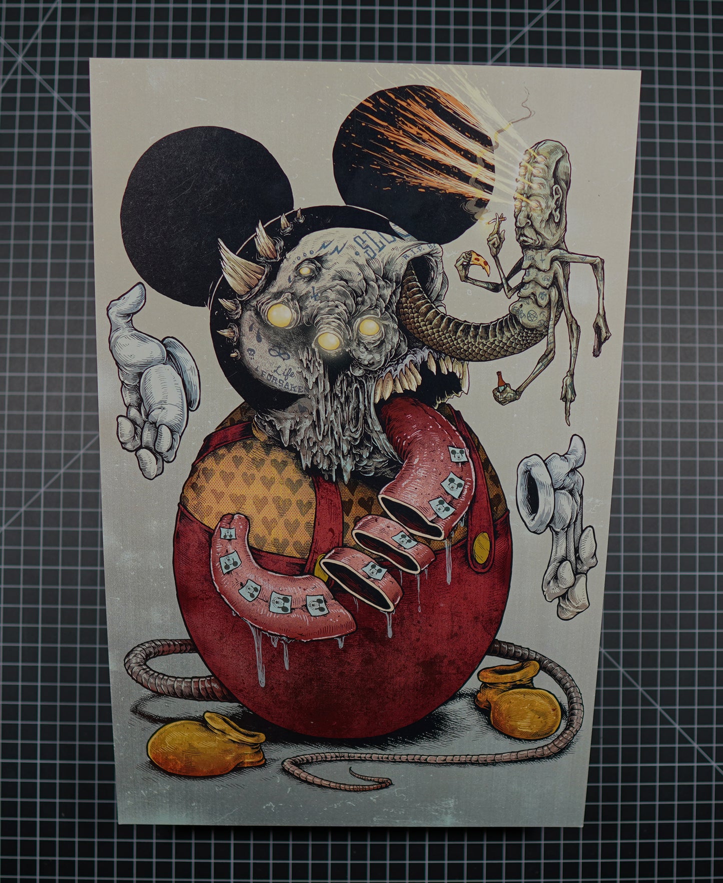 Mickey Slouse Tripping Acid Print