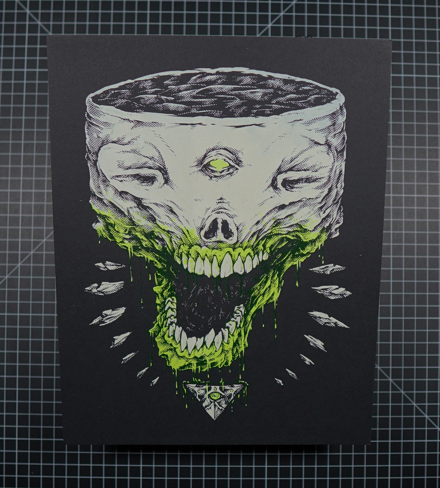 Skull Screen-print Poster