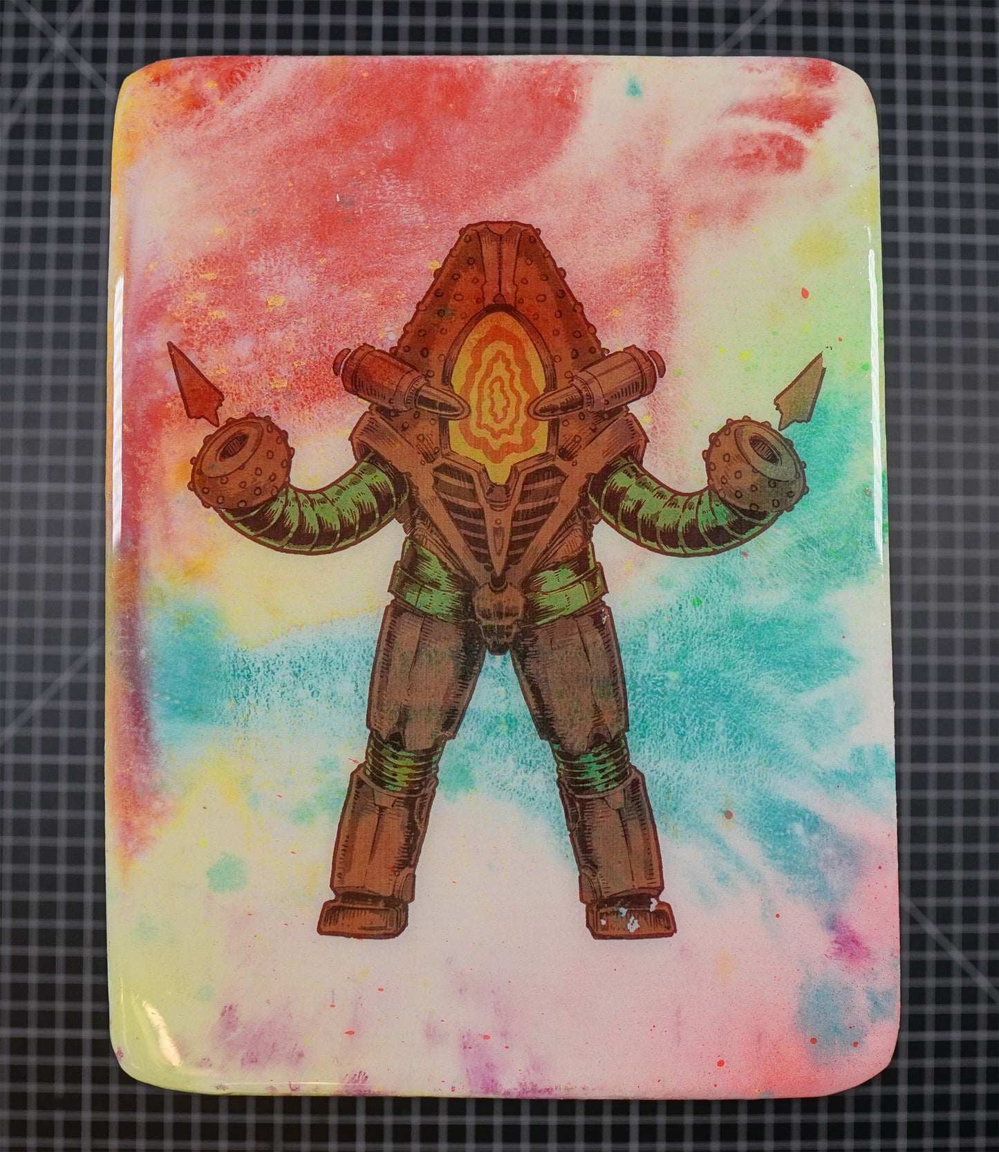 GALAXY FIGHTERS: The Spiked Vortex - Wood Transfer