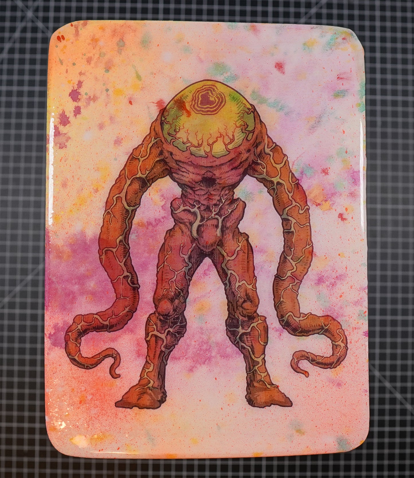 GALAXY FIGHTERS: The Whipping Eye - Wood Transfer