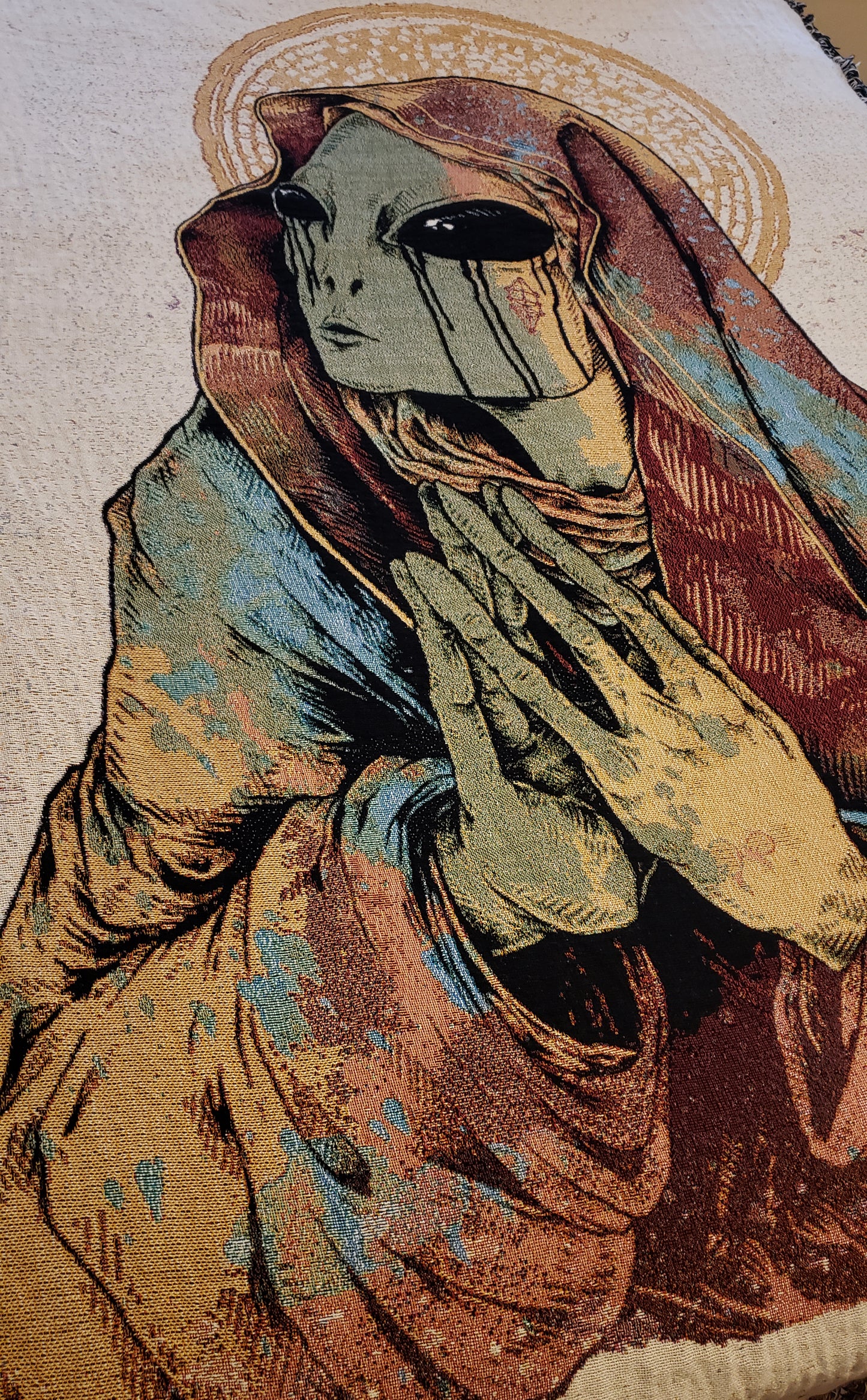 Mary Alien Woven Blanket