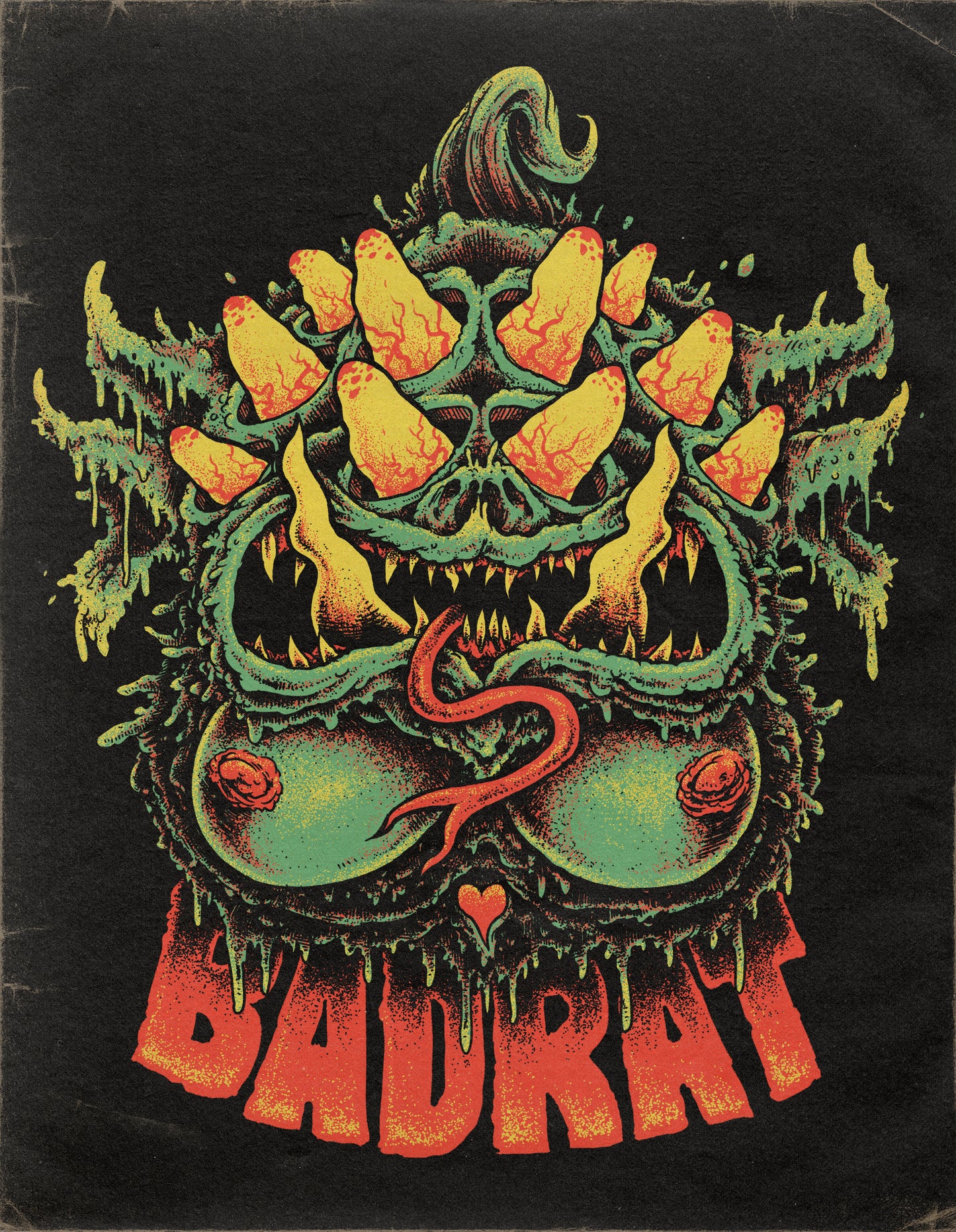 BADRAT the RADBAT Print