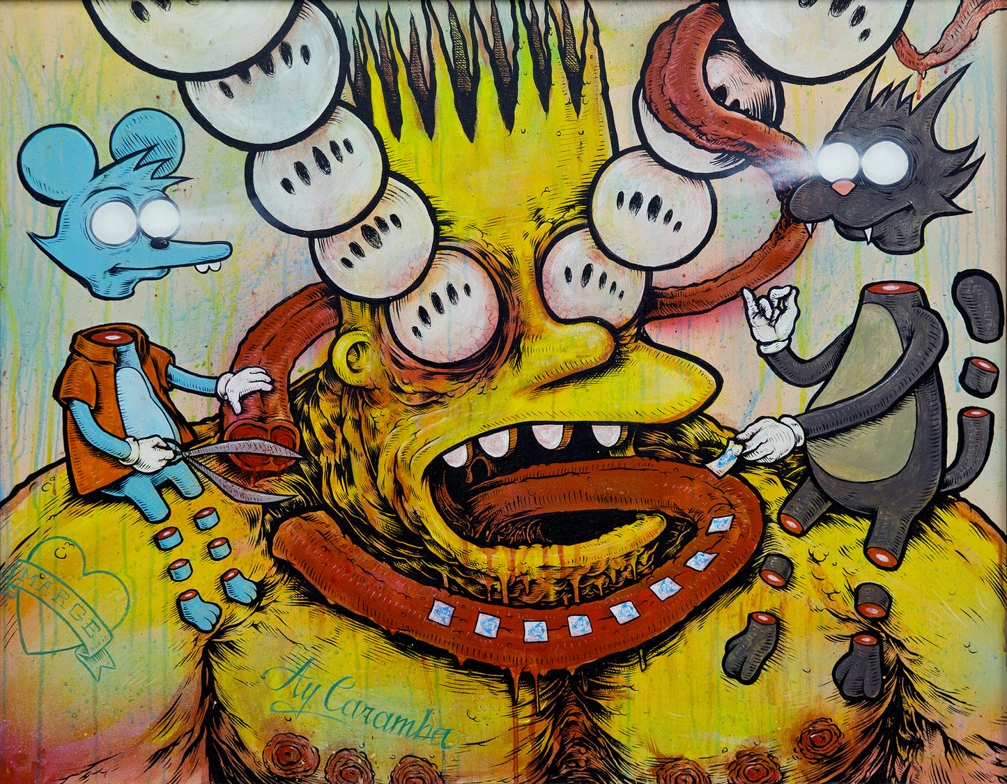 Bootleg Bart on ACID print