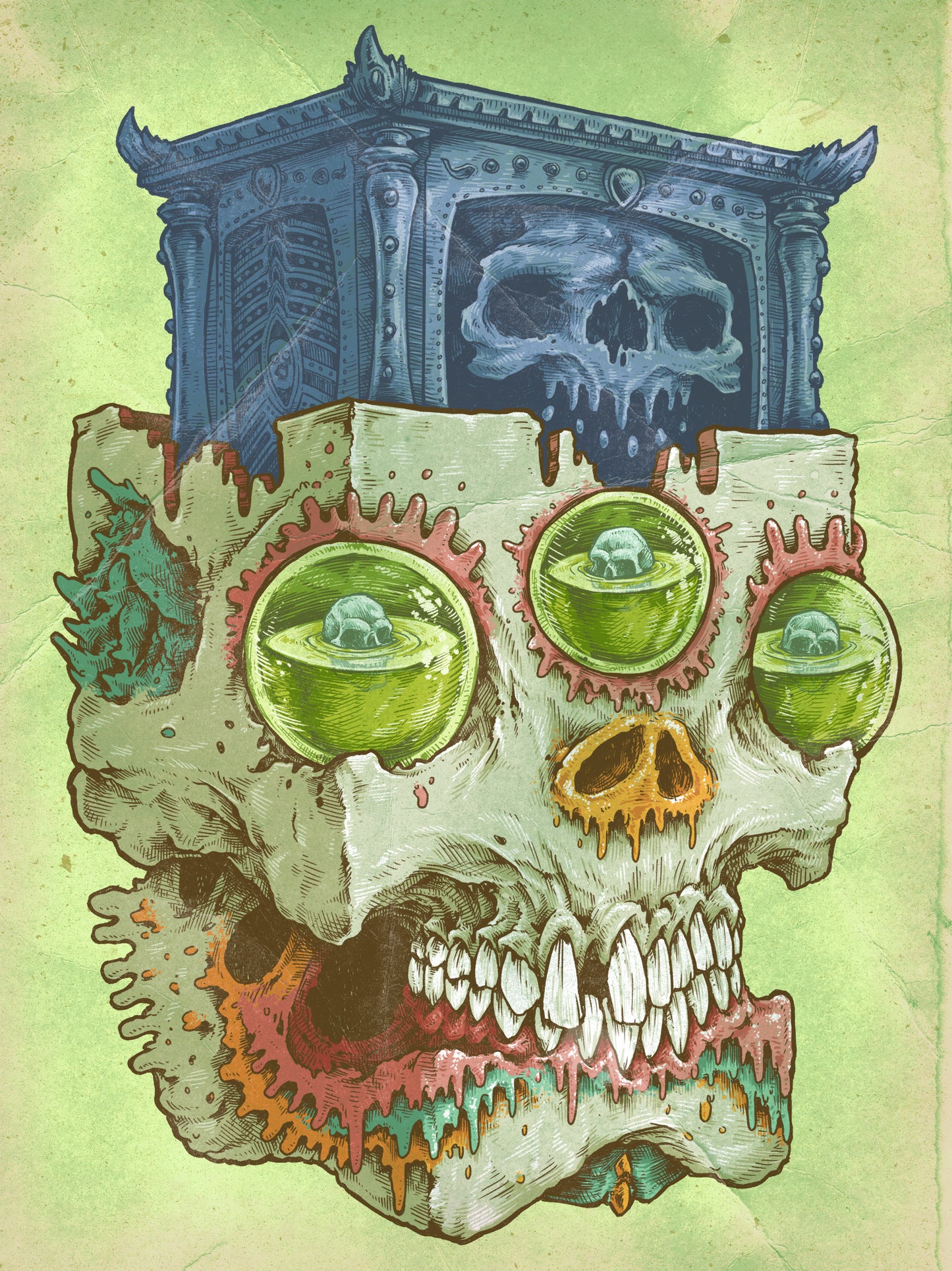 Skull King Print