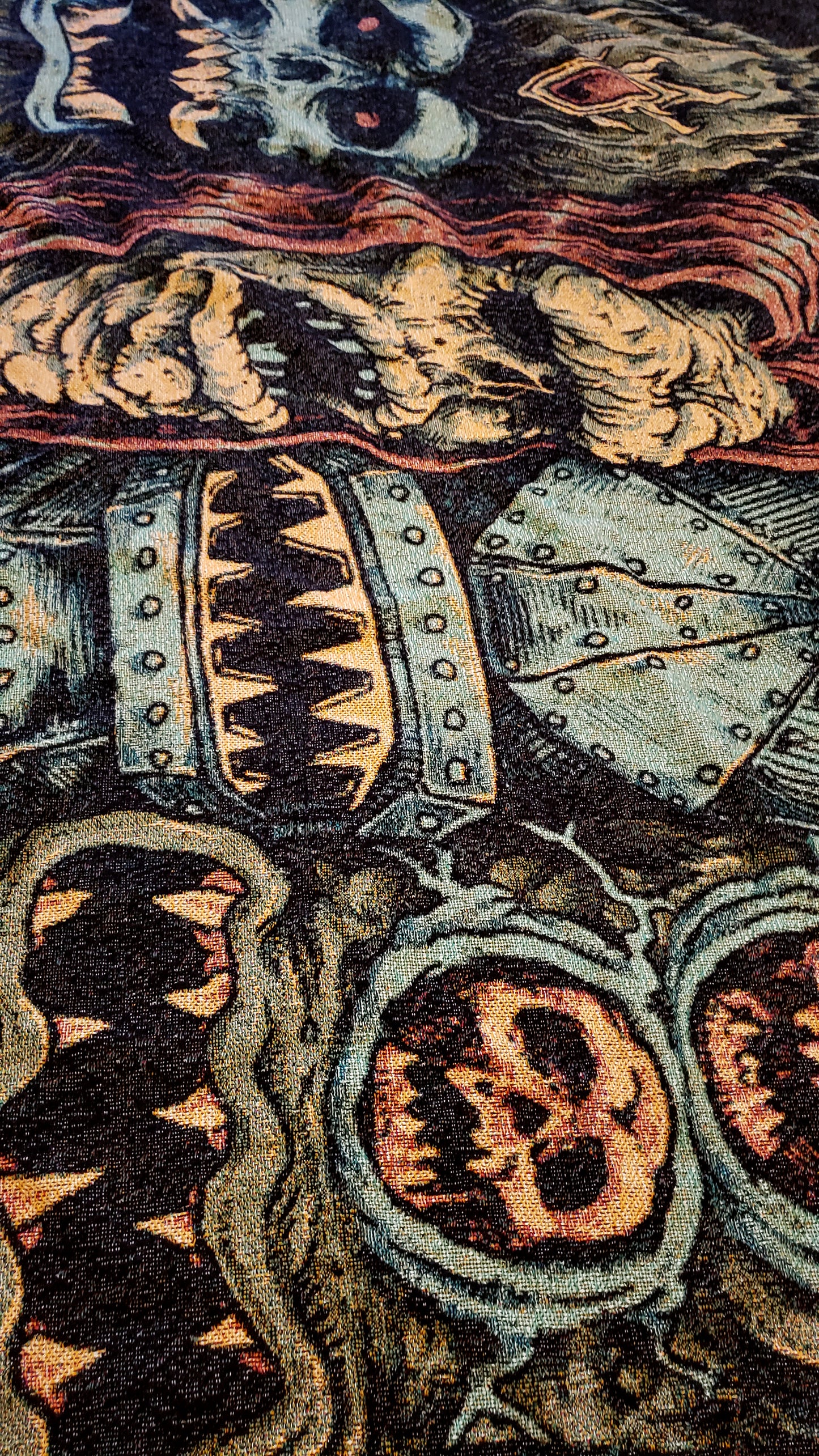 5 Crust Buddy Heads in a Row Woven Blanket