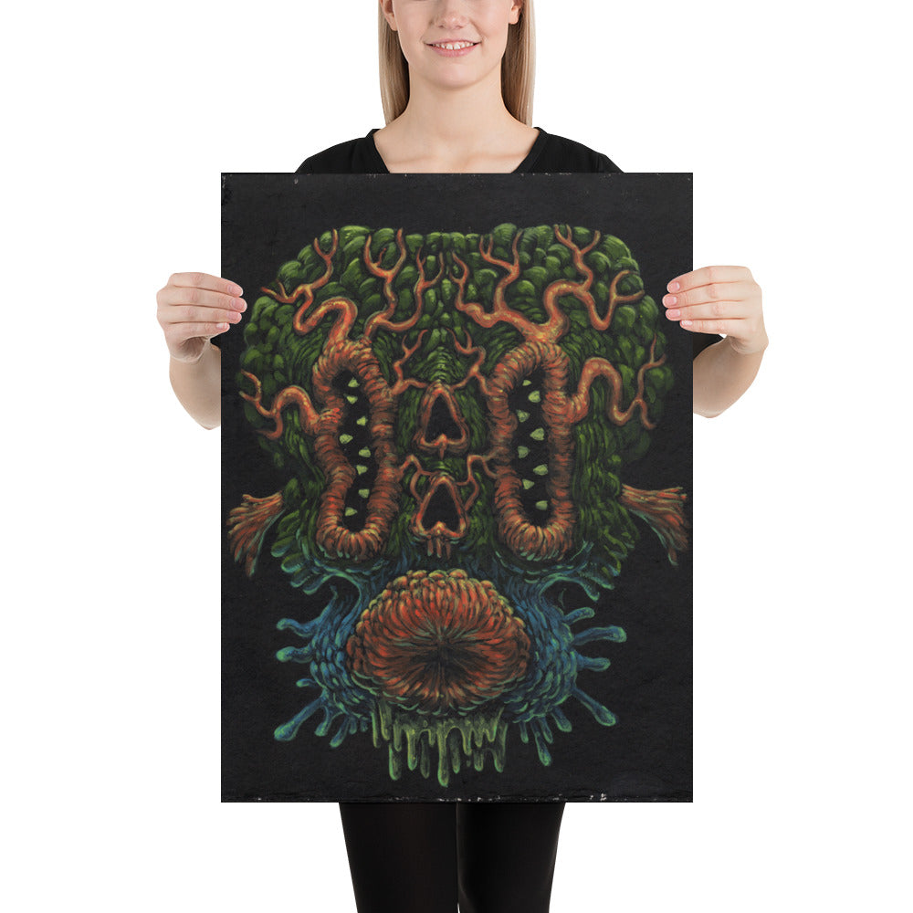 Time Wizard Alien Print