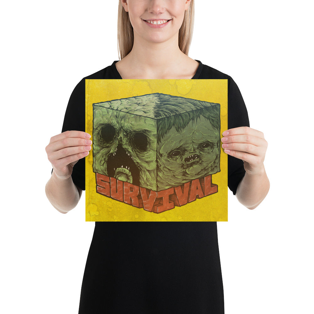 Minecraft Survival Print