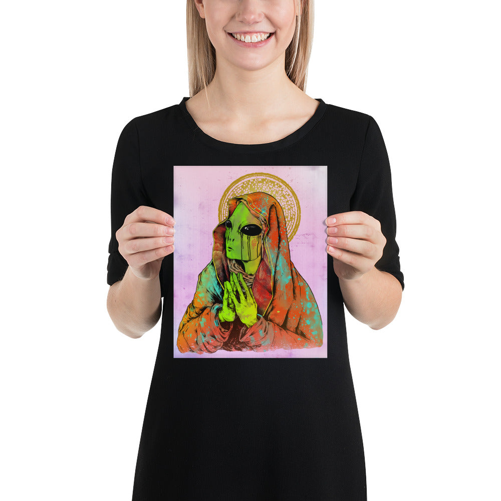 Alien Mary Print