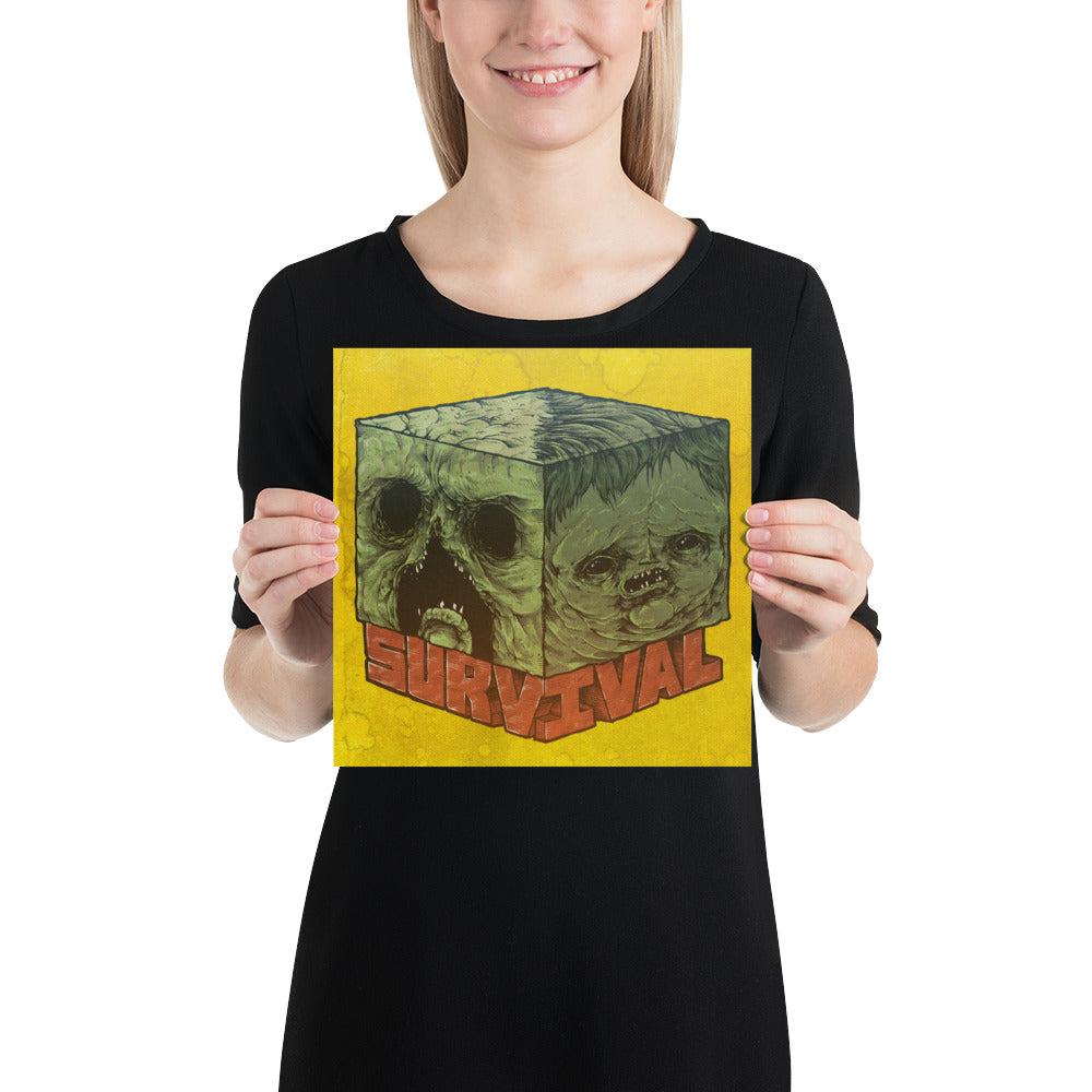 Minecraft Survival Print