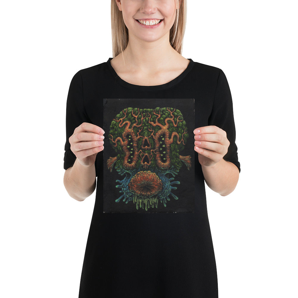 Time Wizard Alien Print
