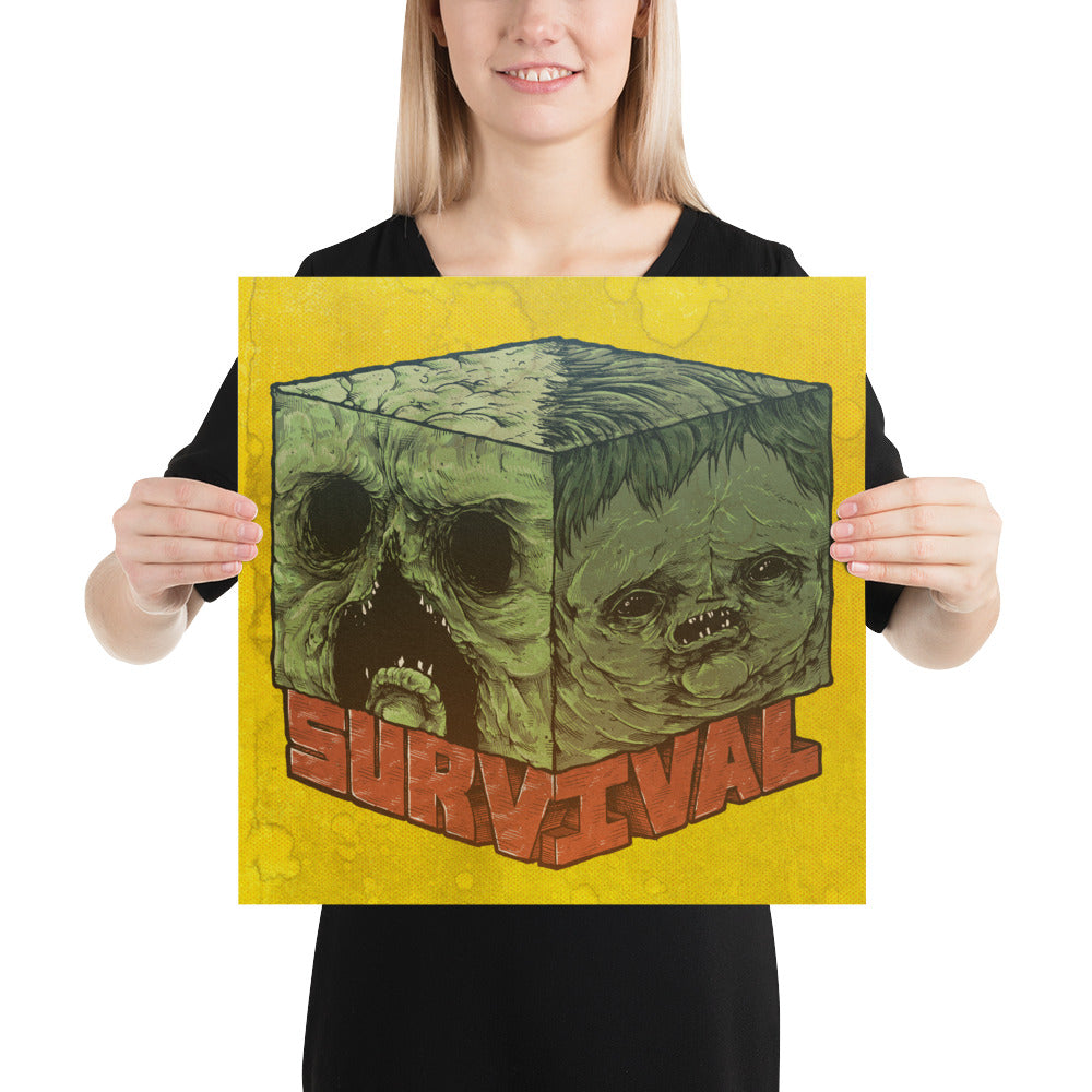 Minecraft Survival Print