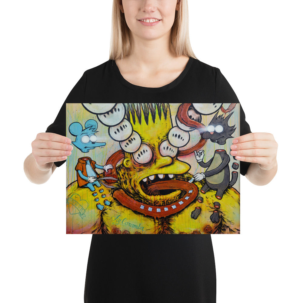 Bootleg Bart on ACID print