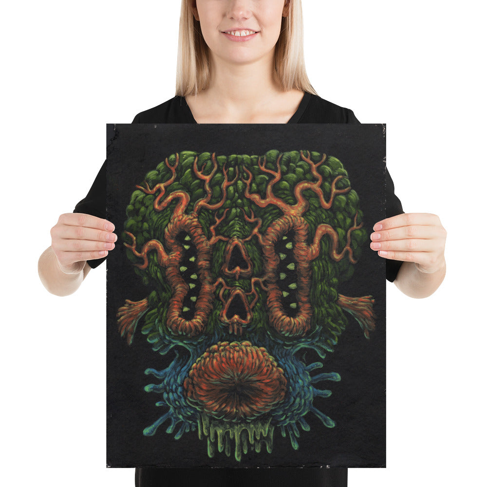 Time Wizard Alien Print