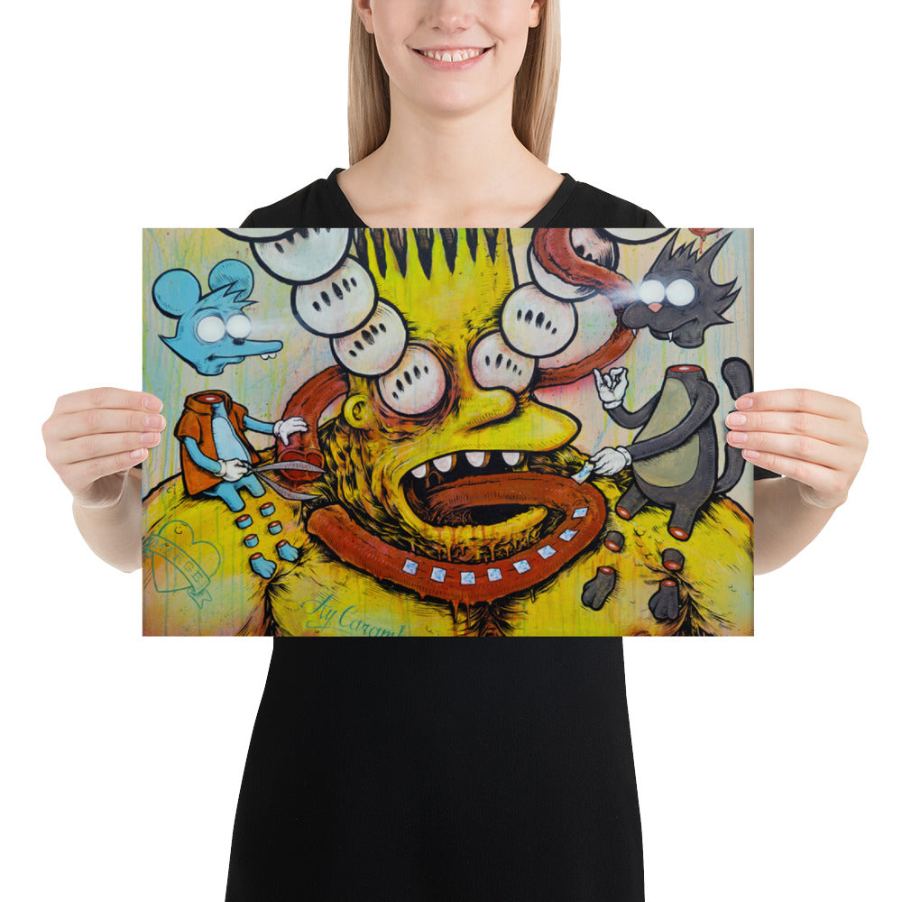Bootleg Bart on ACID print