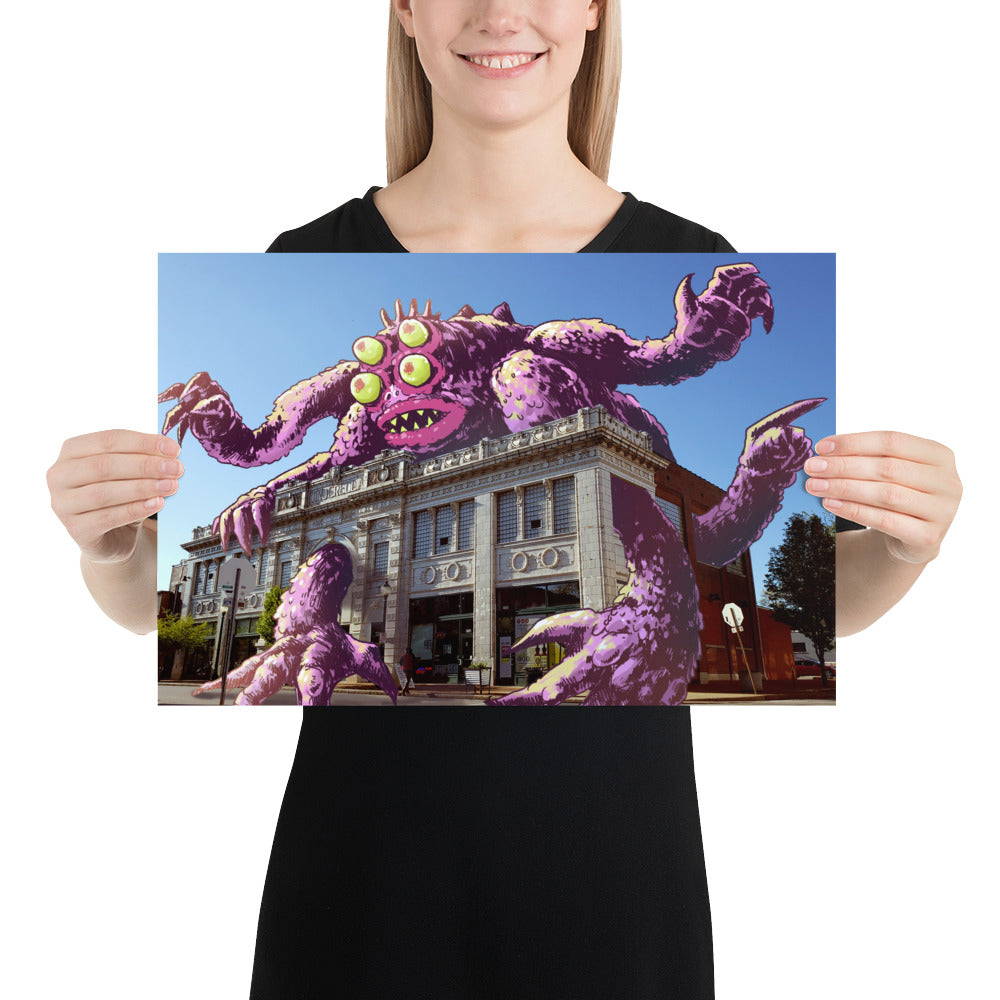 Cherokee Creeps - Cinderella Building Poster