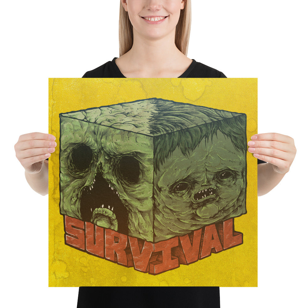 Minecraft Survival Print