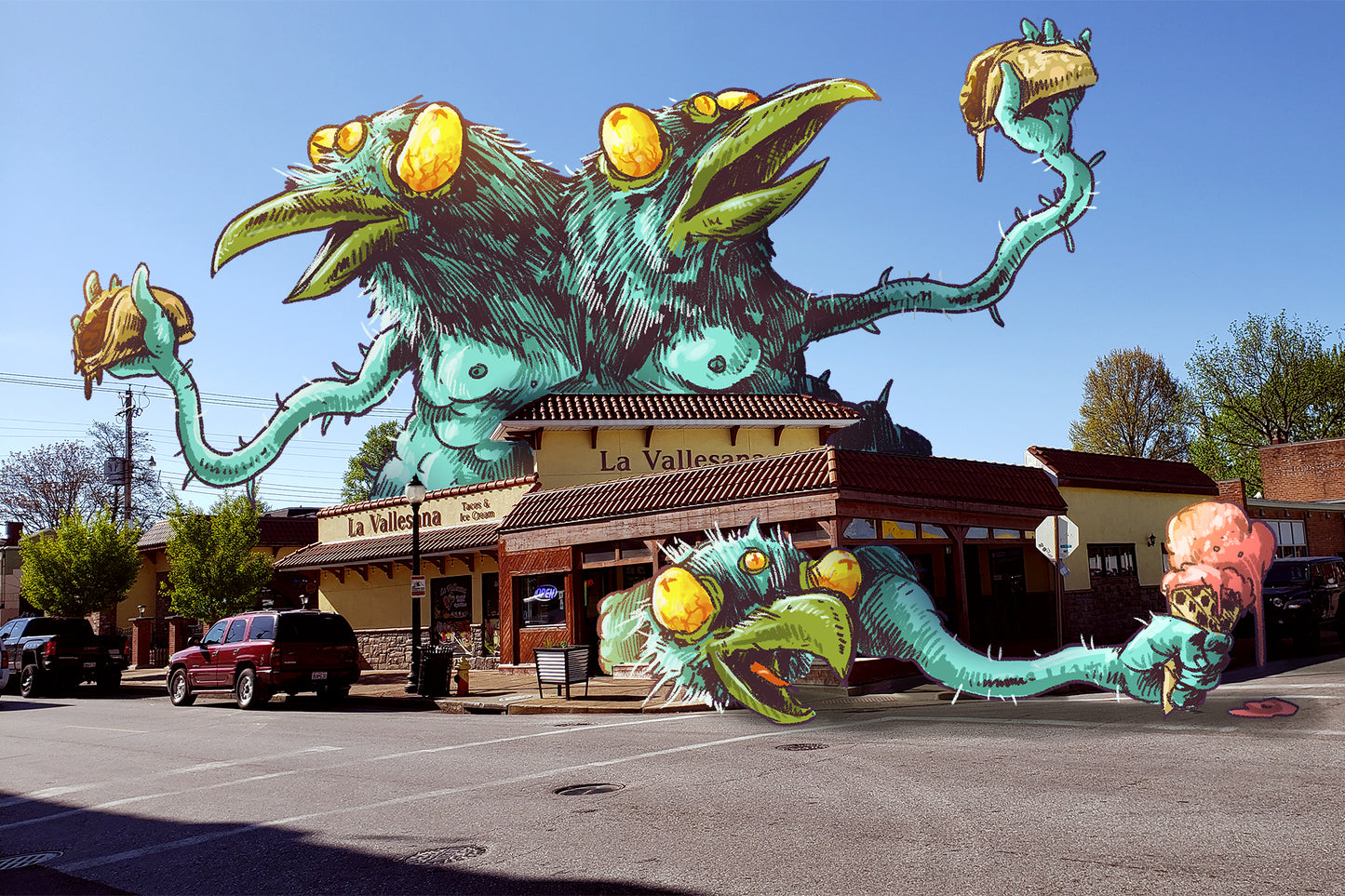 Cherokee Creeps - La Vallesana Poster