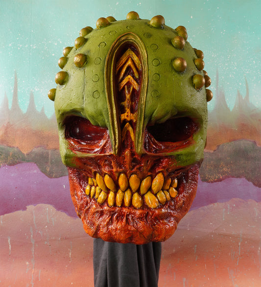 Cyber Skull Knight - Latex Mask