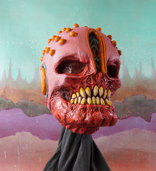 Cyber Skull Knight - Latex Mask