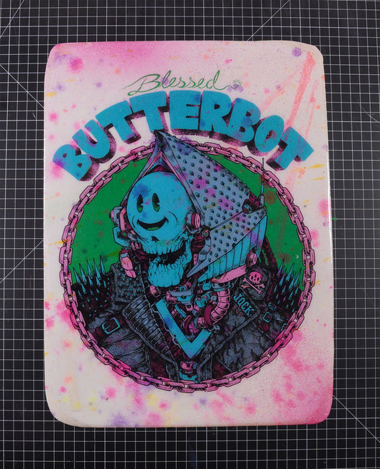 Blessed Butterbot - Wood Transfer