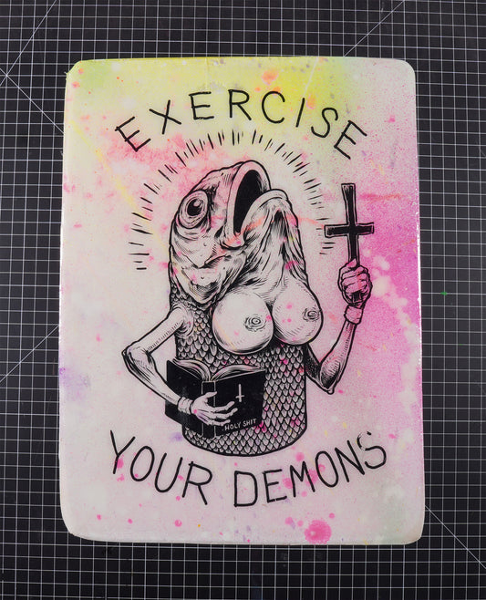 Exercise Your Demons - Wood Transfer