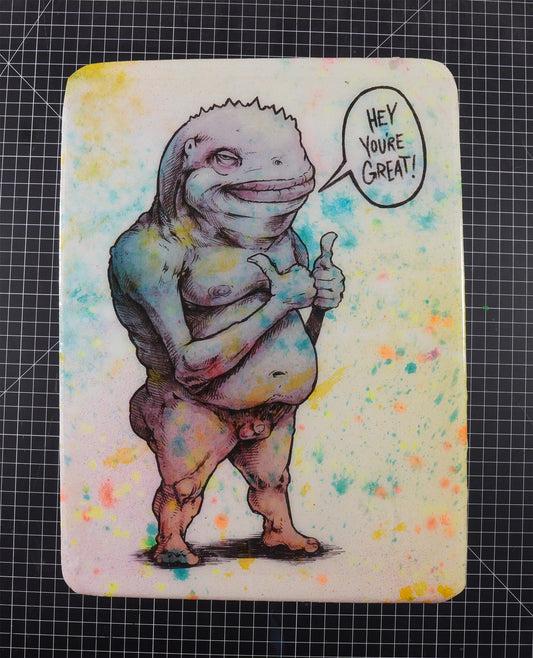 You're Great - Wood Transfer