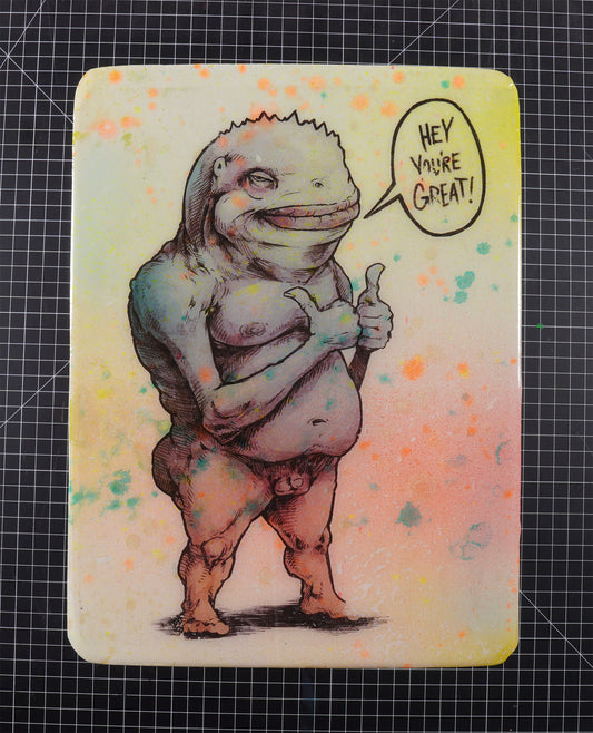 You're Great - Wood Transfer