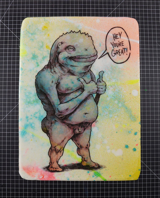 You're Great - Wood Transfer