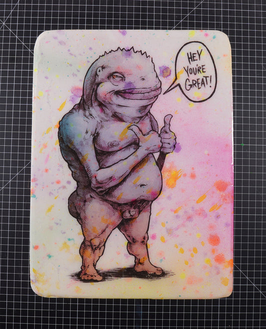 You're Great - Wood Transfer