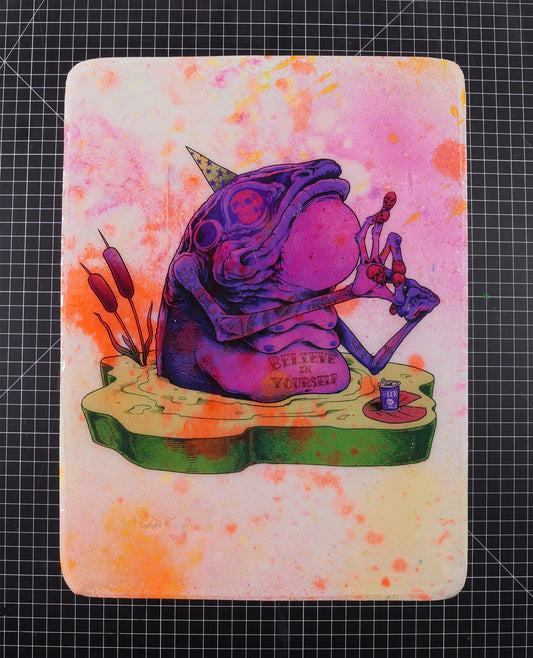 Believe in Yourself - Wood Transfer